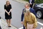 Hilversum 30 juni 2021
Koning Willem Alexander en Koningin Maxima arriveren bij theater Gooiland voor de uitreiking van de appeltjes van Oranje .