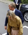 Hilversum 30 juni 2021
Koning Willem Alexander en Koningin Maxima arriveren bij theater Gooiland voor de uitreiking van de appeltjes van Oranje .