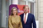 Hilversum 30 juni 2021
Koning Willem Alexander en Koningin Maxima arriveren bij theater Gooiland voor de uitreiking van de appeltjes van Oranje .