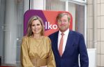 Hilversum 30 juni 2021
Koning Willem Alexander en Koningin Maxima arriveren bij theater Gooiland voor de uitreiking van de appeltjes van Oranje .