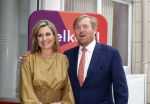 Hilversum 30 juni 2021
Koning Willem Alexander en Koningin Maxima arriveren bij theater Gooiland voor de uitreiking van de appeltjes van Oranje .