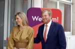 Hilversum 30 juni 2021
Koning Willem Alexander en Koningin Maxima arriveren bij theater Gooiland voor de uitreiking van de appeltjes van Oranje .