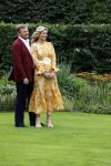 Den haag 16 juli 2021
Koninklijk fotouurtje met Koning Willem Alexander Koningin Maxima Prinses Amalia Alexia en Ariane in de tuin van Paleis Huis ten Bosch.