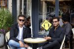 Amsterdam 19 juni 2021
Leco v Zadelhoff met zijn partner op terras bij de Joffers