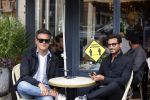 Amsterdam 19 juni 2021
Leco v Zadelhoff met zijn partner op terras bij de Joffers