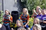 Zevenhuizen 4 juli 2021
Leontien v Moorsel Wendy v Dijk en Anouk Smulders gaan met 500 vrouwen de Amstel Gold race rijden . Vandaag was er een training . Ook Michael Zijlaard en zijn broer Ron reden mee.