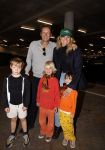 Amsterdam 26 juni 2021
Lieke v Lexmond haar man Bas v Veggel en hun kinderen en vriendje bij de Johan Cruijff arena . Ze gingen naar de wedstrijd Denemarken-Wales