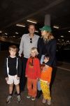 Amsterdam 26 juni 2021
Lieke v Lexmond haar man Bas v Veggel en hun kinderen en vriendje bij de Johan Cruijff arena . Ze gingen naar de wedstrijd Denemarken-Wales