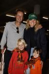 Amsterdam 26 juni 2021
Lieke v Lexmond haar man Bas v Veggel en hun kinderen bij de Johan Cruijff arena . Ze gingen naar de wedstrijd Denemarken-Wales