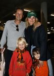 Amsterdam 26 juni 2021
Lieke v Lexmond haar man Bas v Veggel en hun kinderen bij de Johan Cruijff arena . Ze gingen naar de wedstrijd Denemarken-Wales
