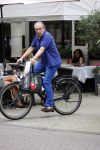 Amsterdam 10 juli 2021
Maarten Spanjer op de fiets in Amsterdam zuid