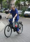 Amsterdam 10 juli 2021
Maarten Spanjer op de fiets in Amsterdam zuid