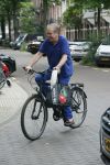 Amsterdam 10 juli 2021
Maarten Spanjer op de fiets in Amsterdam zuid