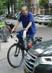 Amsterdam 10 juli 2021
Maarten Spanjer op de fiets in Amsterdam zuid