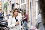 Amsterdam 7 en 10 juli 2021
Op de plek waar Peter R de Vries neergeschoten is leggen mensen bloemen neer.  Malou Peter van de NOS