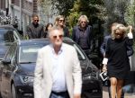 Amsterdam 22 juli 2021
Herdenkingsdienst van Peter R de Vries in Carre .
Matthijs v Nieuwkerk met zijn vriendin Martha Riemsma