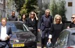 Amsterdam 22 juli 2021
Herdenkingsdienst van Peter R de Vries in Carre .
Matthijs v Nieuwkerk met zijn vriendin Martha Riemsma