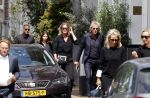 Amsterdam 22 juli 2021
Herdenkingsdienst van Peter R de Vries in Carre .
Matthijs v Nieuwkerk met zijn vriendin Martha Riemsma