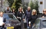 Amsterdam 22 juli 2021
Herdenkingsdienst van Peter R de Vries in Carre .
Matthijs v Nieuwkerk met zijn vriendin Martha Riemsma