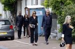 Amsterdam 22 juli 2021
Herdenkingsdienst van Peter R de Vries in Carre .
Matthijs v Nieuwkerk met zijn vriendin Martha Riemsma