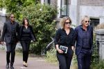 Amsterdam 22 juli 2021
Herdenkingsdienst van Peter R de Vries in Carre .
Matthijs v Nieuwkerk met zijn vriendin Martha Riemsma