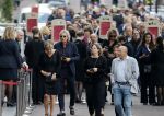Amsterdam 22 juli 2021
Herdenkingsdienst van Peter R de Vries in Carre . Matthijs v Nieuwkerk kwam met zijn nieuwe vriendin Martha Riemsma