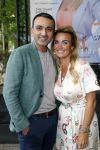 Amsterdam 8 juli 2021
Terras feestje van Talkies bij Strand zuid. Monique Westenberg met Tamar