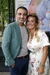 Amsterdam 8 juli 2021
Terras feestje van Talkies bij Strand zuid. Monique Westenberg met Tamar