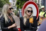 Amsterdam 22 juli 2021
Herdenkingsdienst van Peter R de Vries in Carre . Fatima Moreiro de Melo en haar visasiste Selke