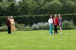 Den haag 16 juli 2021
Koninklijk fotouurtje met Koning Willem Alexander Koningin Maxima Prinses Amalia Alexia en Ariane in de tuin van Paleis Huis ten Bosch.