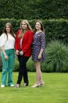 Den haag 16 juli 2021
Koninklijk fotouurtje met Koning Willem Alexander Koningin Maxima Prinses Amalia Alexia en Ariane in de tuin van Paleis Huis ten Bosch.