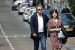 Amsterdam 22 juli 2021
Herdenkingsdienst van Peter R de Vries in Carre . Robert ten Brink en zijn vrouw Roos