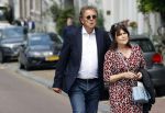 Amsterdam 22 juli 2021
Herdenkingsdienst van Peter R de Vries in Carre . Robert ten Brink en zijn vrouw Roos