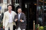 Amsterdam 21 juni 2021
Sander en Martijn Lusink voor hun winkel op de pc hooftstraat