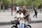 Amsterdam 29 juni 2021
Shane Kluivert en zijn broer Nino Wilkes fietsend op het museumplein