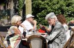 Amsterdam 23 juli 2021
Ad Visser en Sheila de Vries op terras samen in Amsterdam.