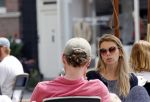 Amsterdam 10 juli 2021
Onno Aerden op terras bij George met zijn vrouw Susan Smit
