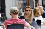 Amsterdam 10 juli 2021
Onno Aerden op terras bij George met zijn vrouw Susan Smit
