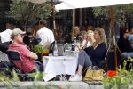 Amsterdam 10 juli 2021
Onno Aerden op terras bij George met zijn vrouw Susan Smit