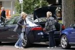 Amsterdam 15 juli 2021
Tatjana en haar moeder vertrekken met hun koffers naar schiphol.