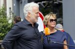 Amsterdam 22 juli 2021
Herdenkingsdienst van Peter R de Vries in Carre . Broer Peter , Wouter de Vries met vrouw dochter en zoon