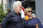 Amsterdam 22 juli 2021
Herdenkingsdienst van Peter R de Vries in Carre . Broer Peter , Wouter de Vries met vrouw dochter en zoon