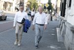 Amsterdam 19 juli 2022
Laatste optreden Willeke Albertri in het concertgebouw. Binnenkomst gasten. Andre v Duin met partner Fernando Reyes