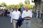 Amsterdam 19 juli 2022
Laatste optreden Willeke Albertri in het concertgebouw. Binnenkomst gasten. Andre v Duin met partner Fernando Reyes