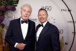Amsterdam 30 juni 2022
60 jaar nationaal ballet in de stopera.
Andre v Duin met zijn vriend Fernando Reyes voor het eerst op de rode loper