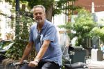 Amsterdam 2 juli 2022
Bert Kuizenga op zijn fiets in Amsterdam zuid