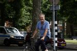 Amsterdam 2 juli 2022
Bert Kuizenga op zijn fiets in Amsterdam zuid