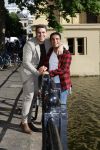Den Haag 1 juni 2022
Boer Ayoub bij de hofvijver. Ayoub met Bilal Yakhlaf