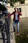 Den Haag 1 juni 2022
Boer Ayoub bij de hofvijver