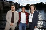 Den Haag 1 juni 2022
Boer Ayoub bij de hofvijver. Ayoub met Bilal Yakhlaf en manager Selena Visser.